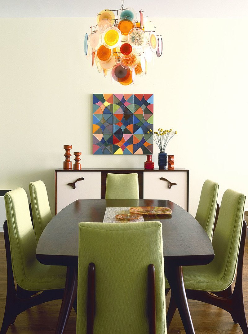 Colorful Dining Room Lighting Ideas for Your Home_6