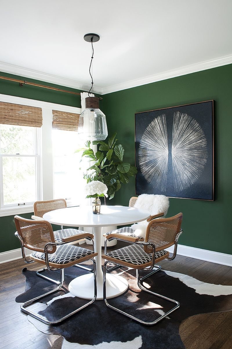Mood Board How to Use Emerald Green in Your Dining Room Decor 4