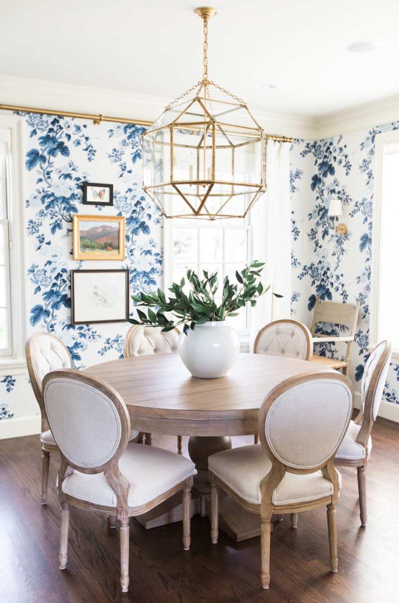What's Hot on Pinterest Keep Calm with These Blue Dining Rooms 1