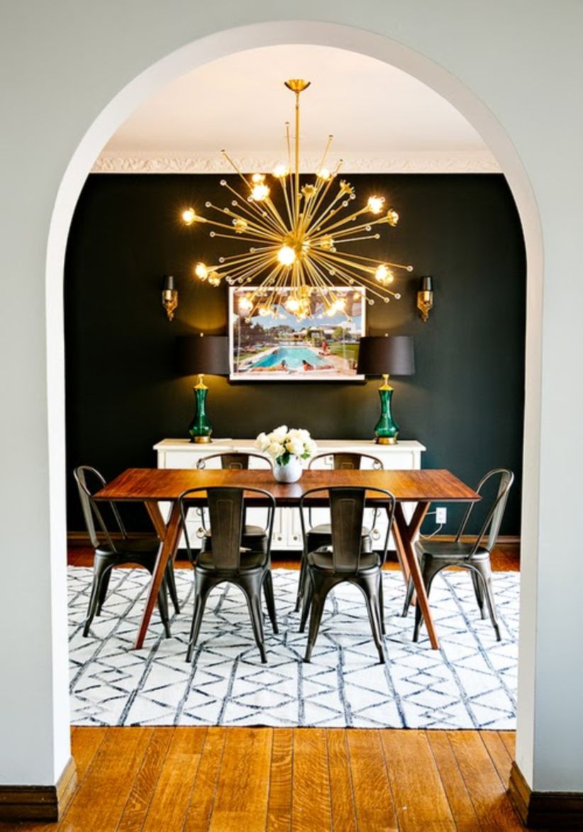 What's Hot on Pinterest 5 Black Dining Rooms for a Refined Decor 3