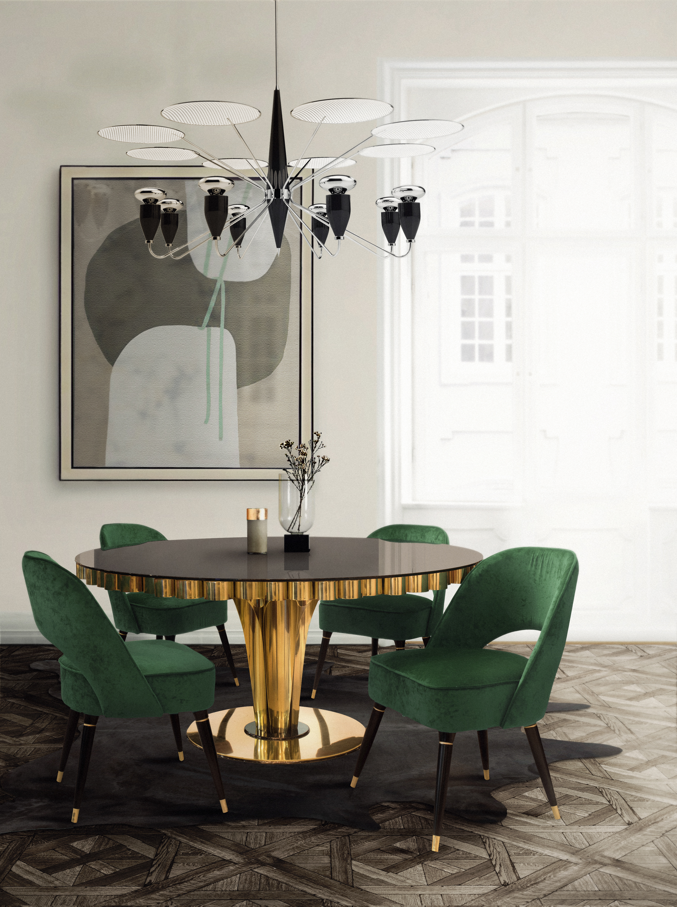 Jazz Take Over Mid-Century Chandeliers For a Perfect Dining Mood 4