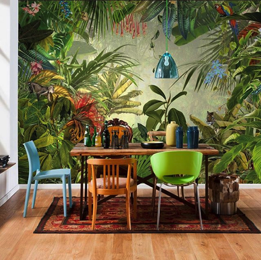 What's Hot On Pinterest 5 Tropical Dining Room Patterns! 3