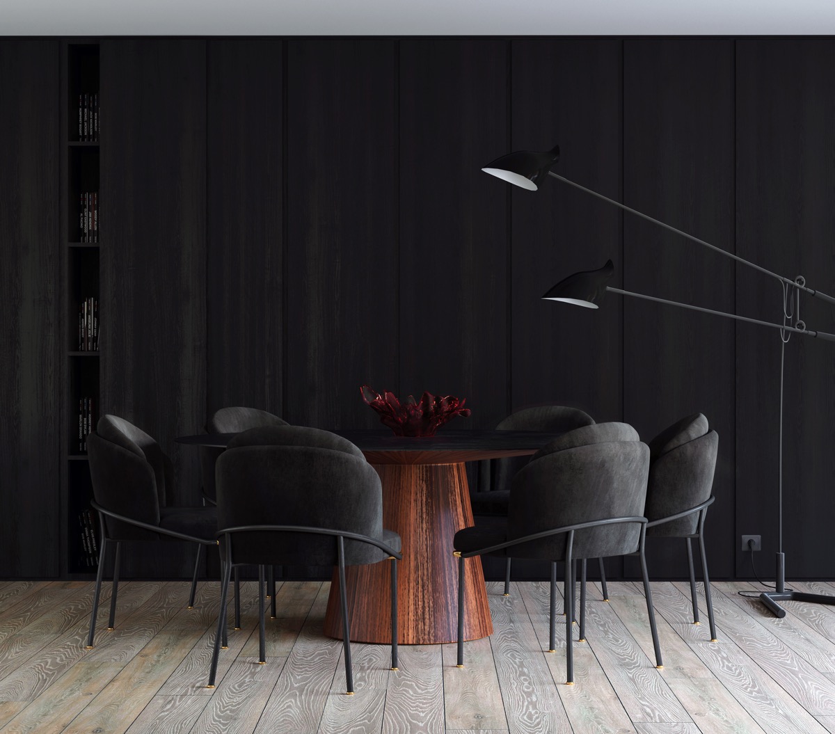 Black Dining Room Accessories For A Funtastisc Dining Room 4
