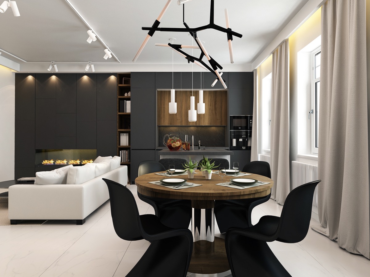Black Dining Room Accessories For A Funtastisc Dining Room 5