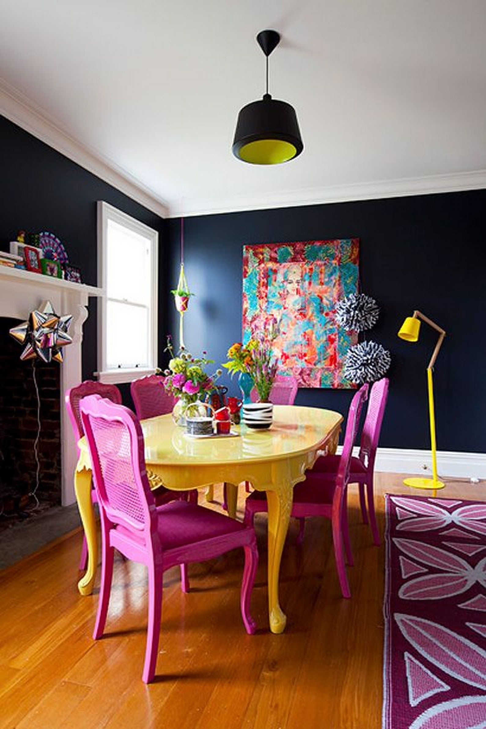 What's Hot On Pinterest 5 Colourful Dining Room To Get Rid Of Stress 5