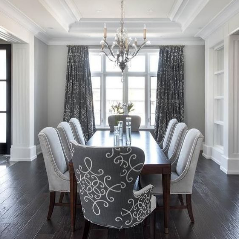 What's Hot on Pinterest What You Need For a Grey Dining Room (4)