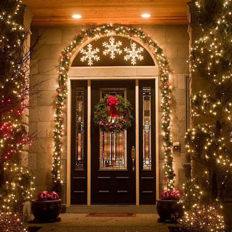 What's Hot On Pinterest Christmas Best Exterior Lighting This Year! (7)