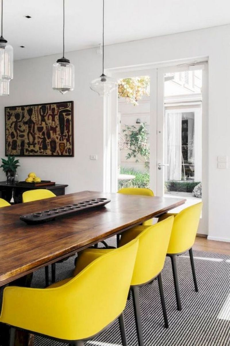 What's Hot On Pinterest: 5 Yellow Dining Room Ideas To Brighten Your Day!
