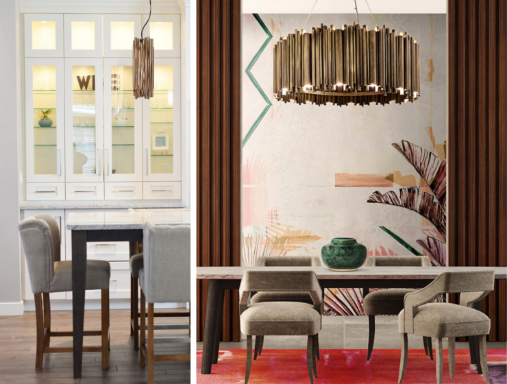 Find Out The Perfect Golden Lighting Fixtures For Your Dining Room Decor!