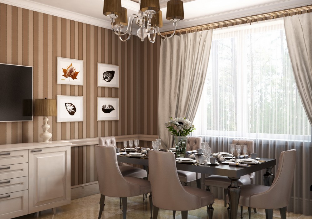 Gostinaya studio Shows 5 Lighting Ideas For A contemporary dining room!